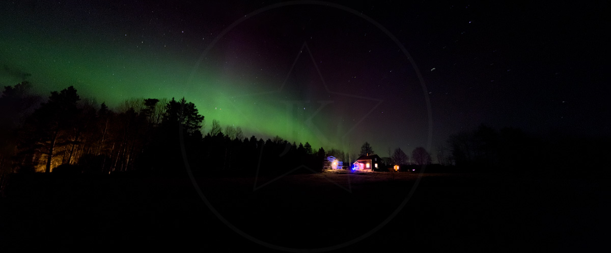 Nordlichter über Sätra im März